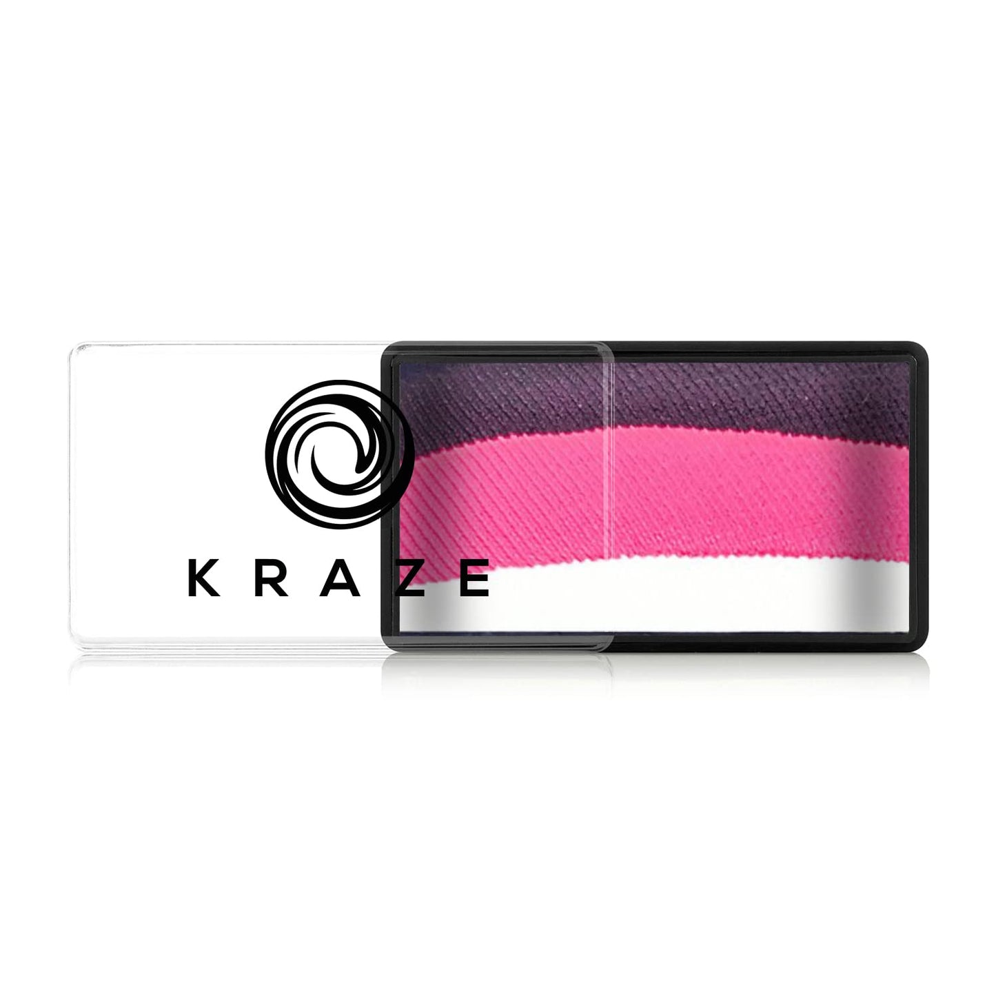 Kraze FX Dome Stroke - Deep Love (25 gm) by Jacqueline Howe Professional 1-Stroke Split Cake Hypoallergenic Non-Toxic Water Activated Face & Body
