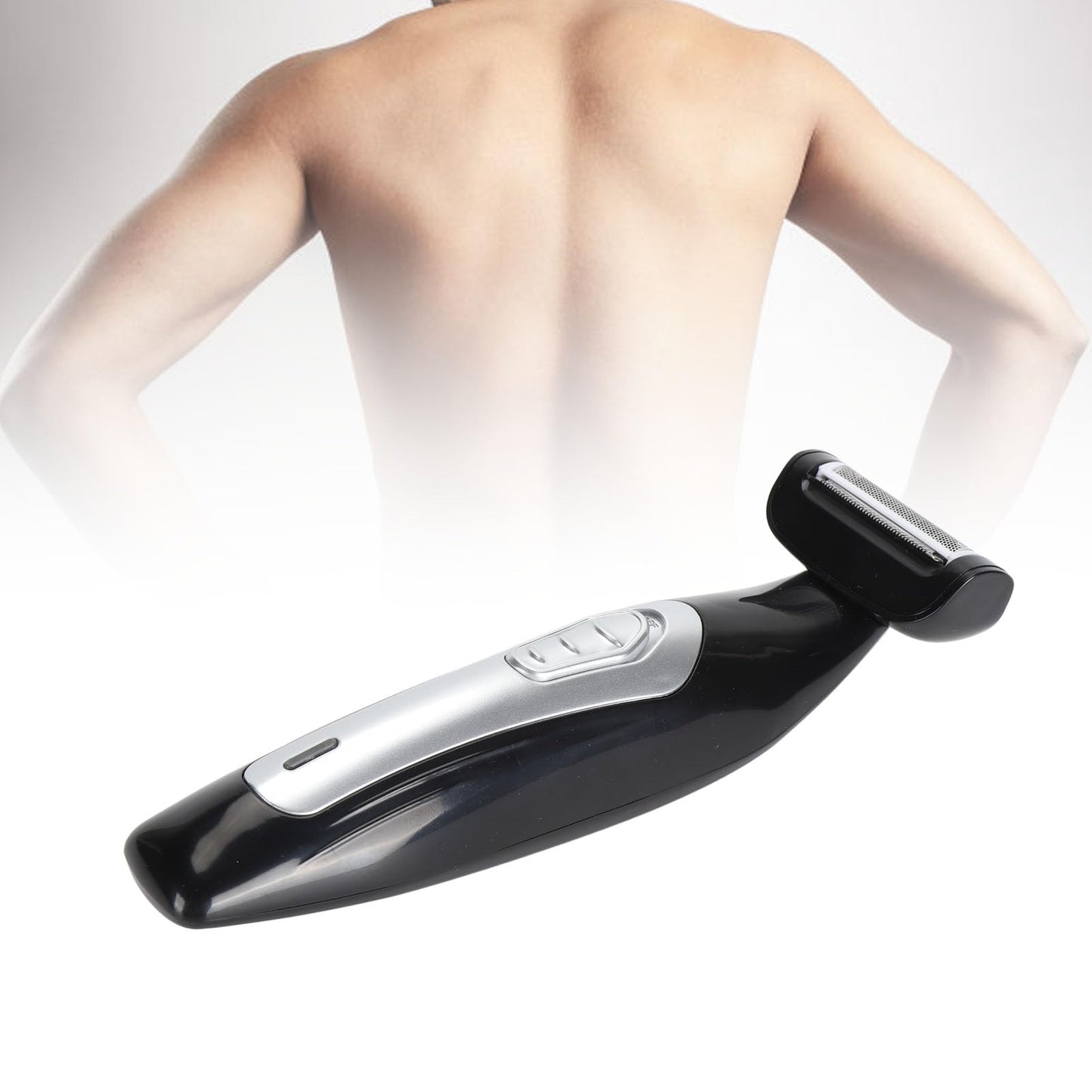 Men Back Trimmer, Wet and Dry Use Men Back Groomer, Extreme Reach Handle and, USB Rechargeable Beauty and Personal Care VBESTLIFE