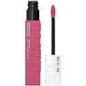 Maybelline Super Stay Matte Ink Liquid Lipstick Makeup, Long Lasting High Impact Color, Up to 16H Wear, Lover, Mauve Neutral, 1 Count, Packaging May
