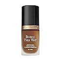 Too Faced Born This Way Natural Finish Longwear Liquid Foundation | Medium-To-Full Coverage | Hydrating + Oil Free, 1 Fl Oz, Hazelnut