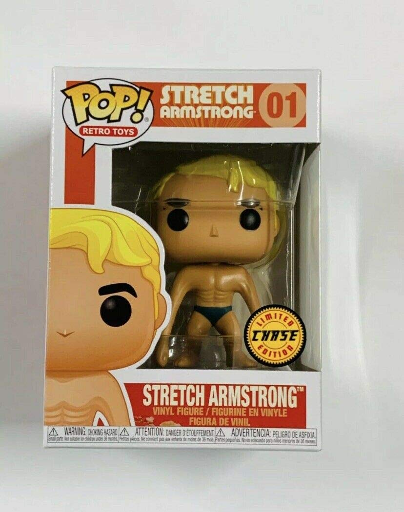 Stretch Armstrong Chase Edition Pop #02 Retro Toys Vinyl Figure (Bundled with EcoTek Protector to Protect Display Box)