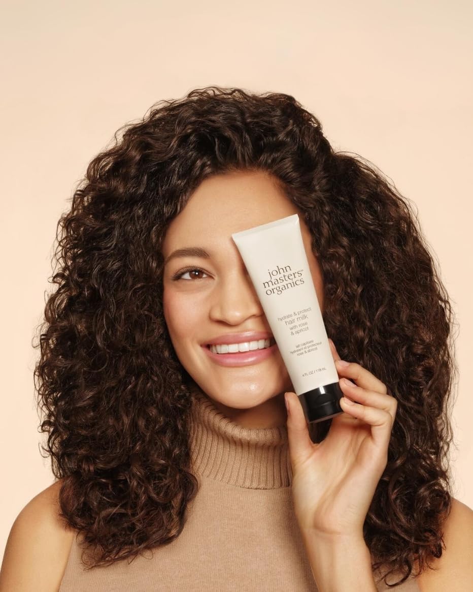 John Masters Hydrate & Protect Hair Milk with Rose & Apricot 4 fl OZ
