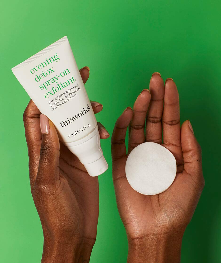 ~thisworks evening detox spray-on exfoliant: Skin Brightener, 60ml | 2 fl oz