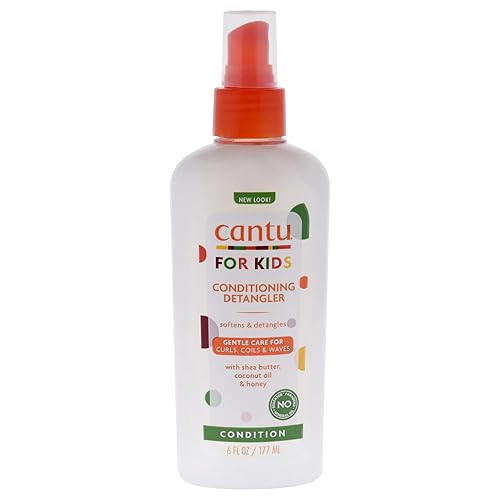 Cantu Care for Kids Conditioning Detangler, 6 Fl Oz (Packaging May Vary)