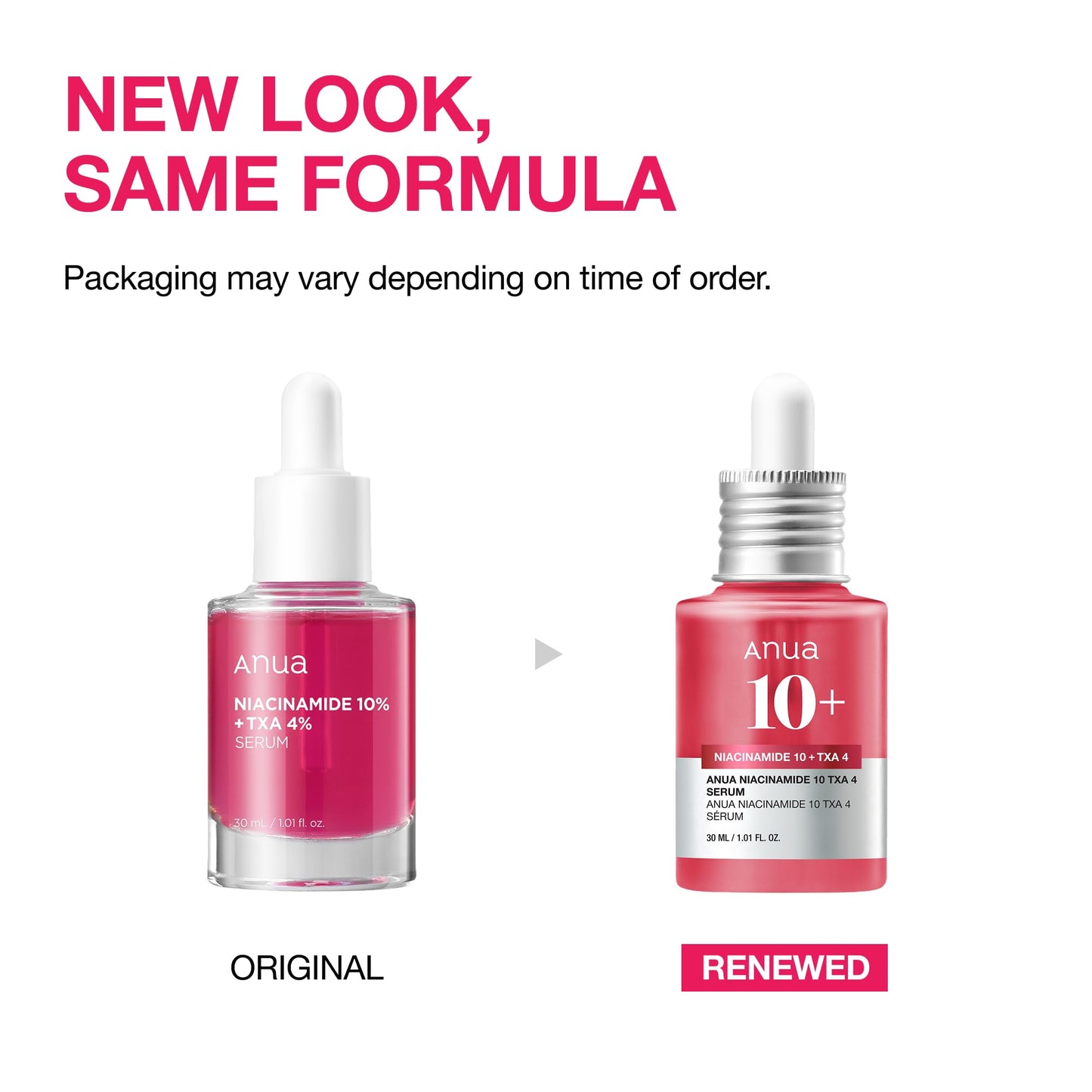 Anua Niacinamide 10 + TXA 4 Serum, Dark Spot Care, Hyaluronic Acid, Tranexamic Acid, Lightweight & Hydrating All-in-One Daily Facial Serum for Glass Beauty and Personal Care ANUA