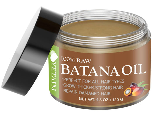 YETAIM Batana Oil for Hair Growth: 100% Natural Batana Oil Sourced from Honduras - Dr. Sebi Batana Oil