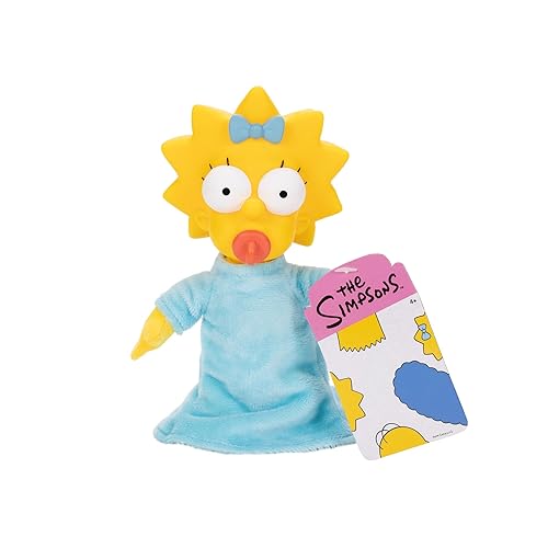 Disney The Simpsons Maggie Plush Features Soft Fabric Body with Sculpted Head Officially Licensed by Disney