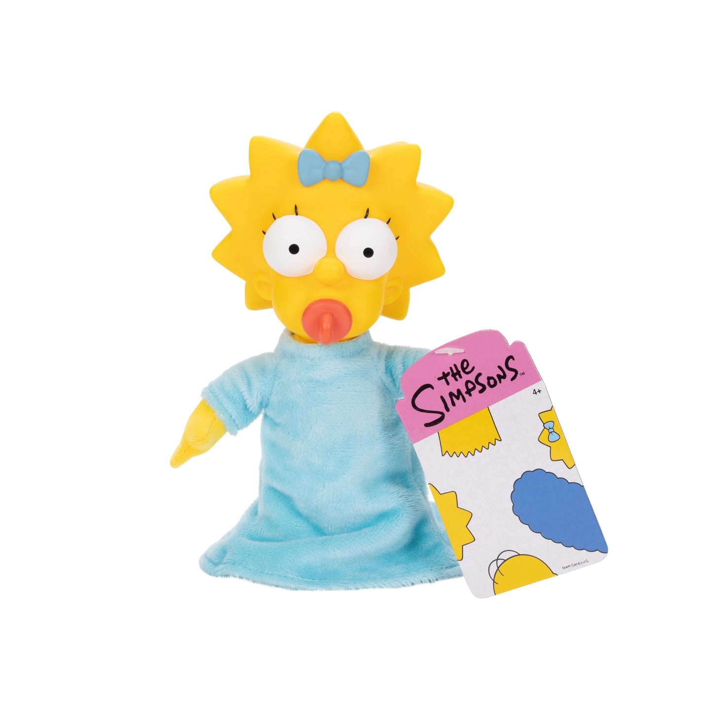 Disney The Simpsons Maggie Plush Features Soft Fabric Body with Sculpted Head Officially Licensed by Disney