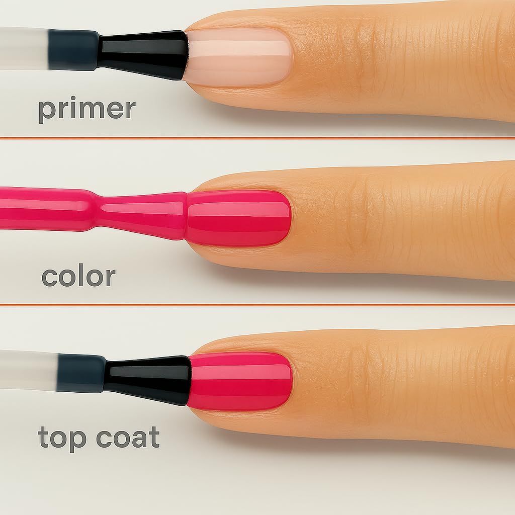 Sally Hansen Miracle Gel Salon Quality Nail Polish | Gel-Like Formula, Two-Step System, No UV Light Needed, Long Lasting | Opaque, Glossy | 252 Rose