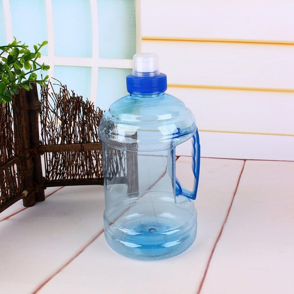 FILFEEL 1L Large Bottle BPA Plastic Kettle Drinking Container with Handle for Outdoor Training Party Fitness Gym Sports