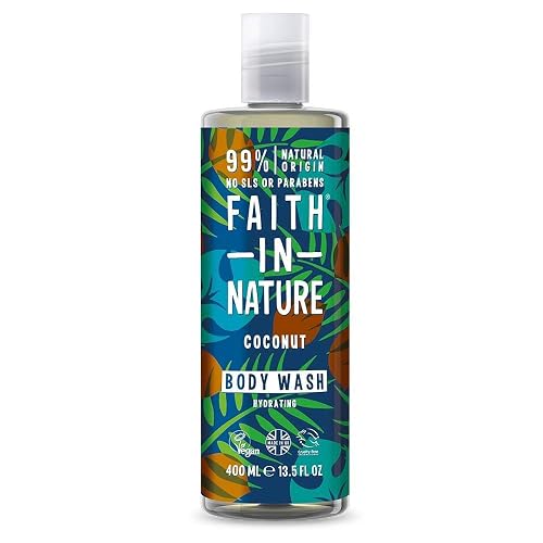 Faith In Nature Coconut Shower Gel & Foam Bath, 13.5 Oz
