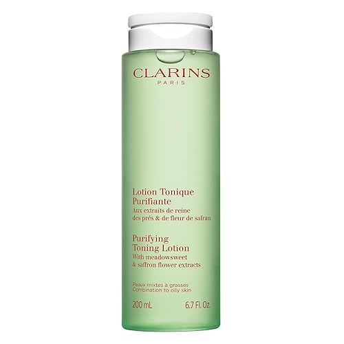 Clarins Purifying Toning Lotion | Less Oily Skin After 14 Days of Use* | Cleanses, Hydrates, Purifies, Mattifies and Balances Skin's Microbiota |
