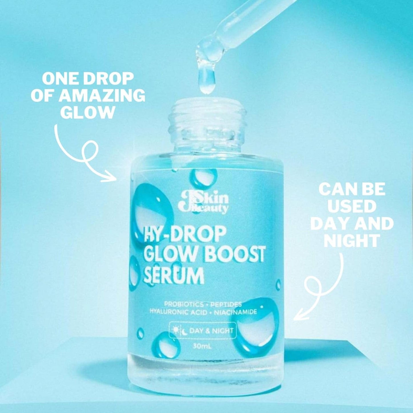 JSkin Beauty Hy-Drop Glow Boost Serum, 30ml