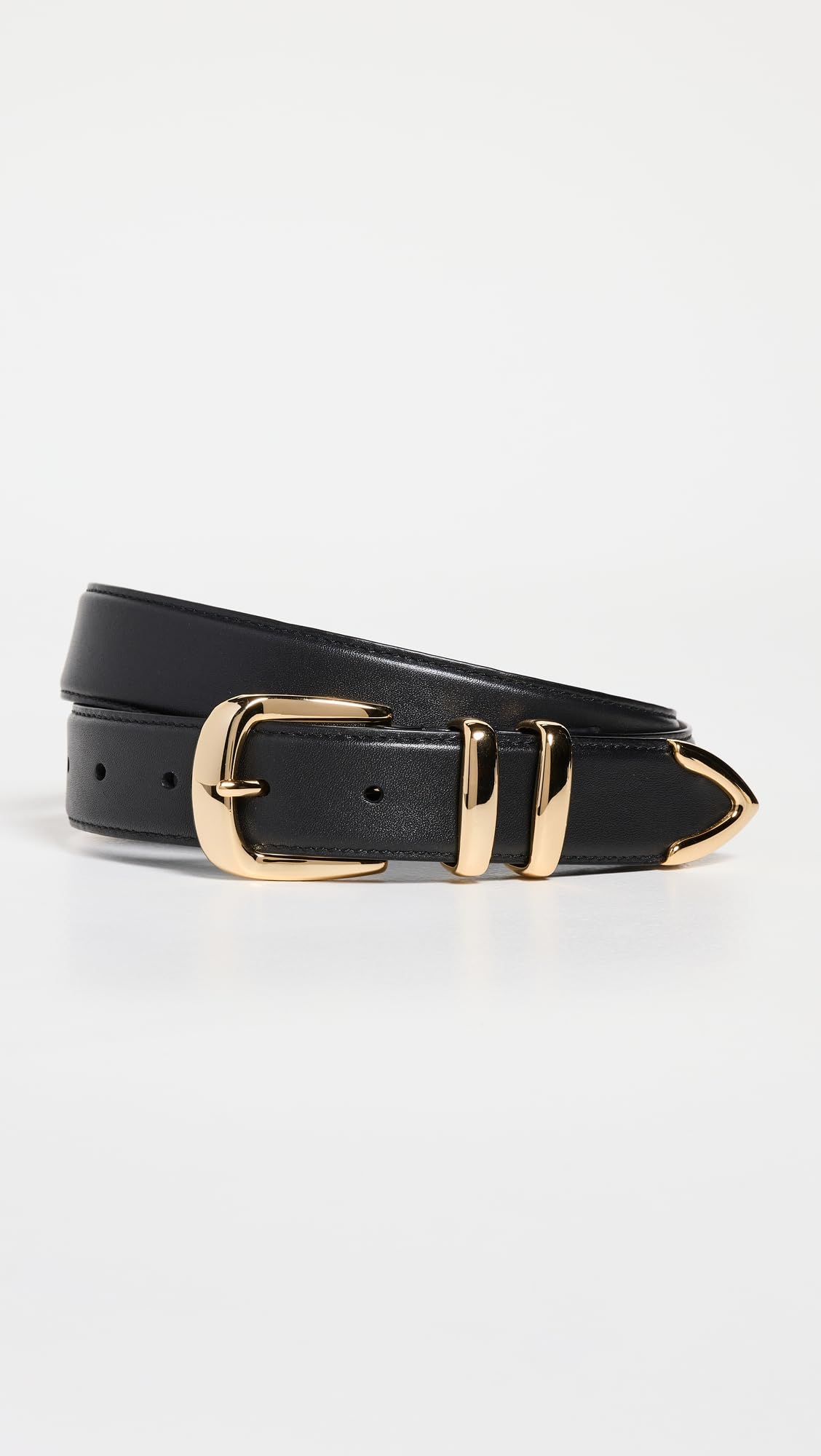 Favorite Daughter Women's The Jordan Belt, Black Gold, Medium