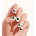St Patrick's Day Nail Art Decals (Tattoo). Shamrock, Mickey, Hat, Skull, Clover, Luck. Set of 53 Waterslide Nail Art Decals. OSN-SPD008-53 by One Stop Beauty & Personal Care One Stop Nails