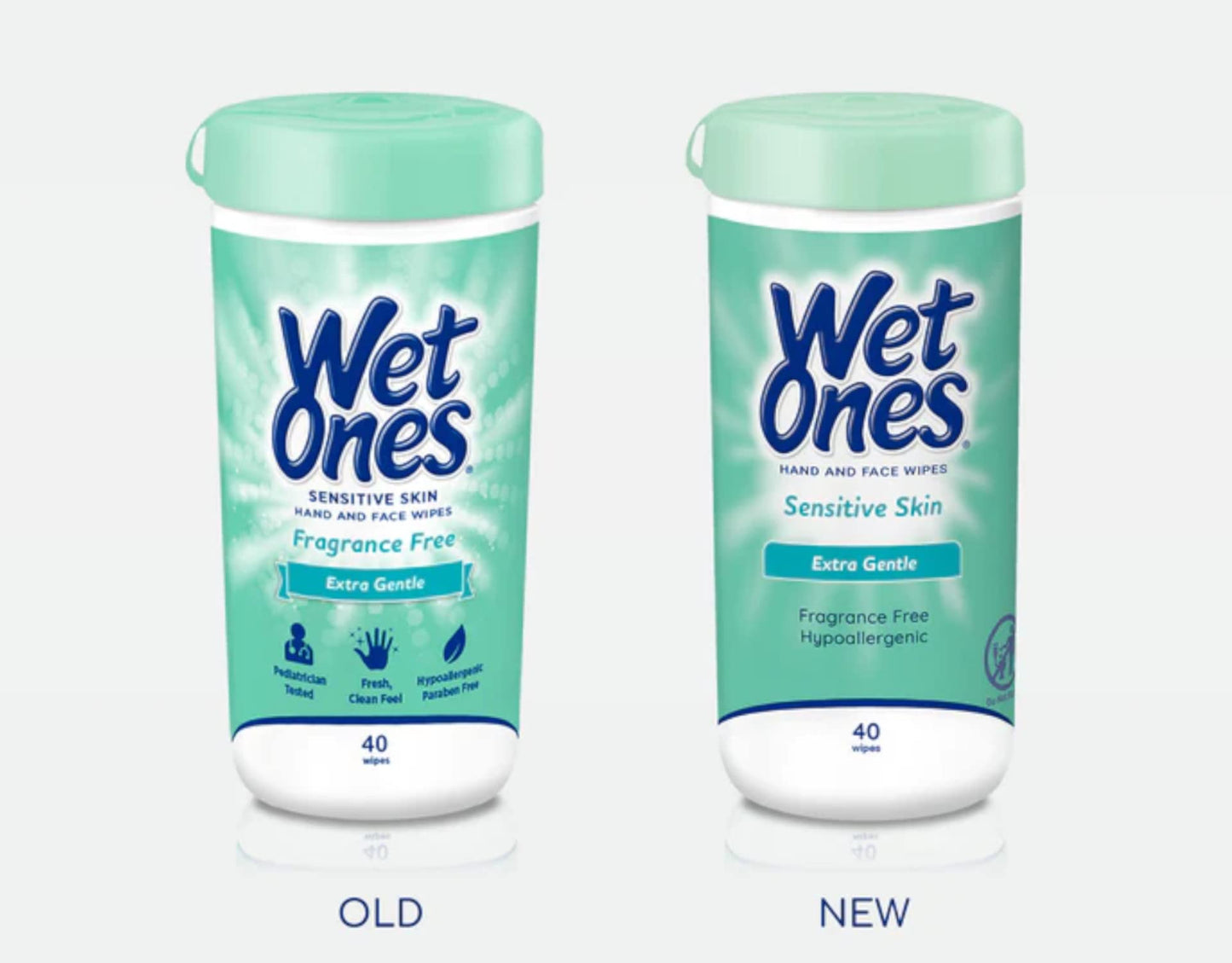 Playtex Wet Ones Sensitive Skin Hands Wipes, 40 Count Wipes (Pack of 6)