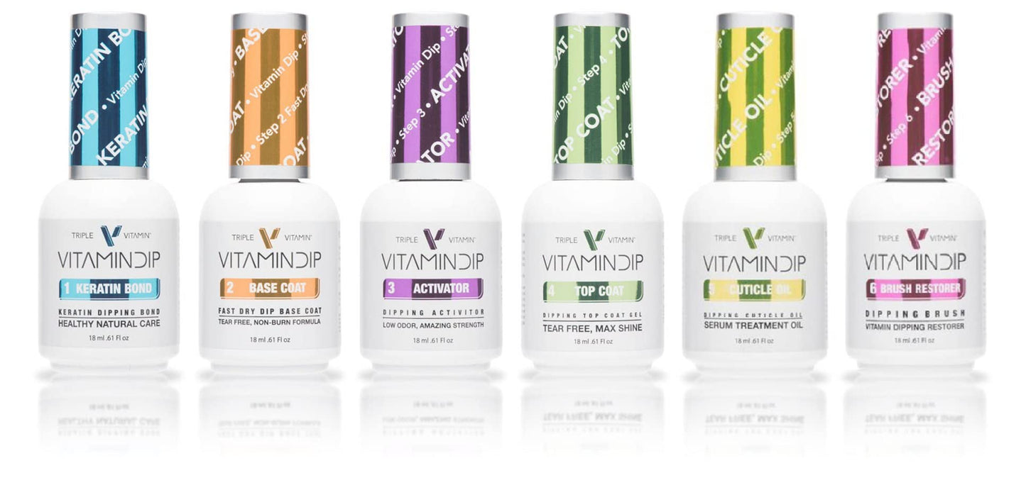 NEW Triple Vitamin Dip Liquid Set for your choice (Set of 6: Step 1,2,3,4,5,& 6) Beauty & Personal Care Triple Vitamin Dip