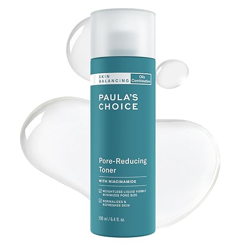 Paula's Choice Skin Balancing Pore-Reducing Face Toner with Niacinamide, for Oily Skin & Combination, Minimizes Large Pores, Controls Oil & Shine