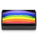 Kraze FX Dome Stroke - Essential Rainbow (25 gm), Professional 1-Stroke Split Cake, Hypoallergenic, Non-Toxic, Water Activated Face & Body Painting