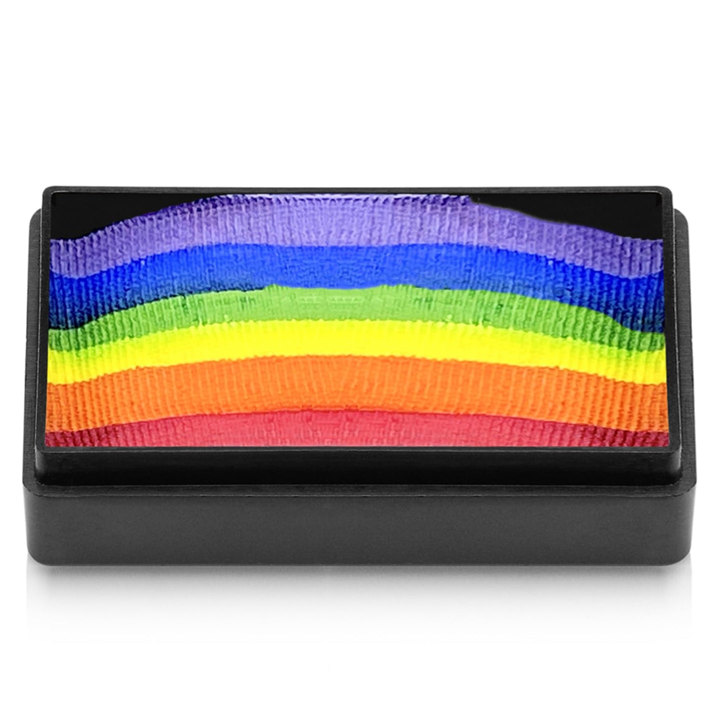 Kraze FX Dome Stroke - Essential Rainbow (25 gm), Professional 1-Stroke Split Cake, Hypoallergenic, Non-Toxic, Water Activated Face & Body Painting