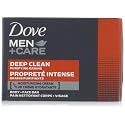 Dove Men + Care Body & Face Bar, Deep Clean 4 oz, 4 ea (Pack of 3)