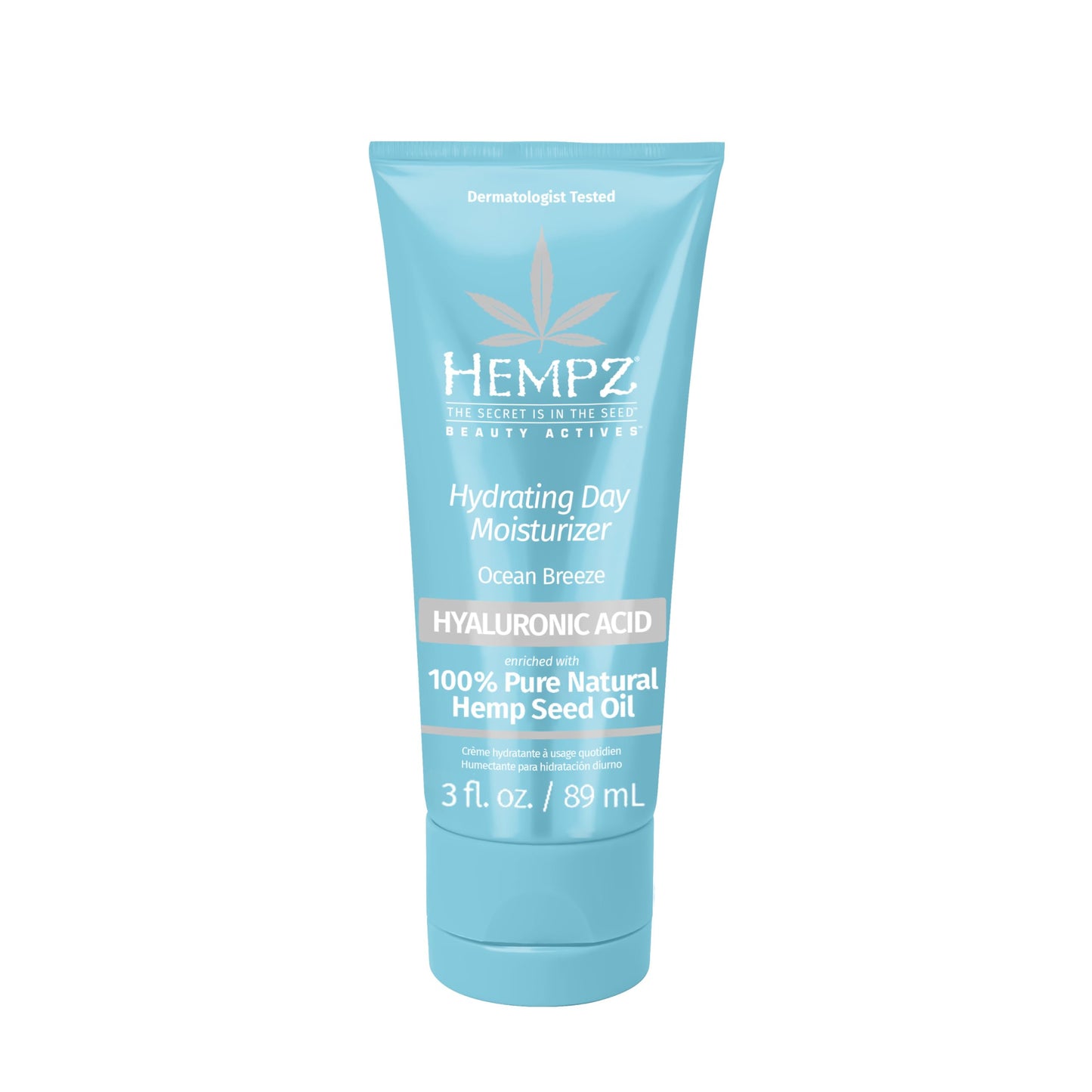 Hempz Ocean Breeze Hydrating Daily Moisturizer - Hydrating Day Cream Rich with Minerals, Vitamin C, & Hempseed Oil to Hydrate & Repair Extremely Dry