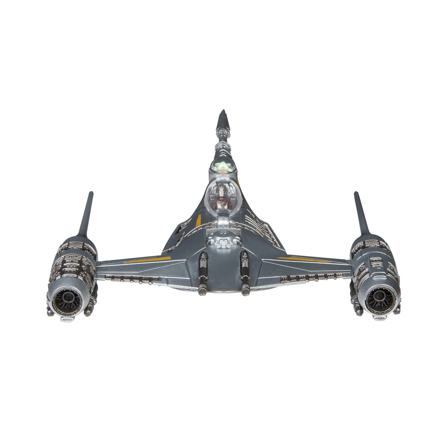 Star Wars Micro Galaxy Squadron The Mandalorian's N-1 Starfighter - 5-Inch Starfighter Class Vehicle with 1-Inch Micro Figure Accessory