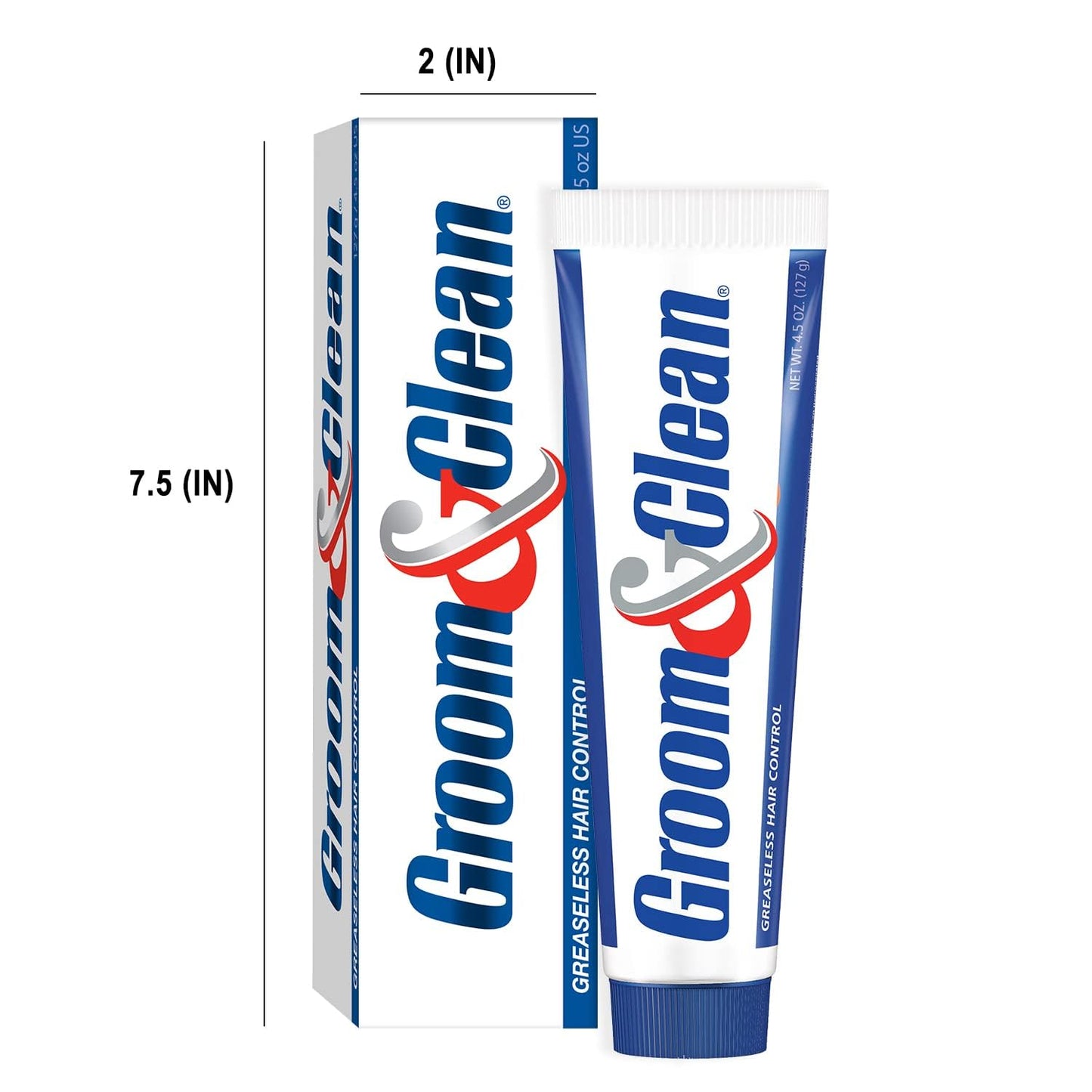 Groom & Clean Greaseless Hair Control 4.50 oz (Pack of 2)