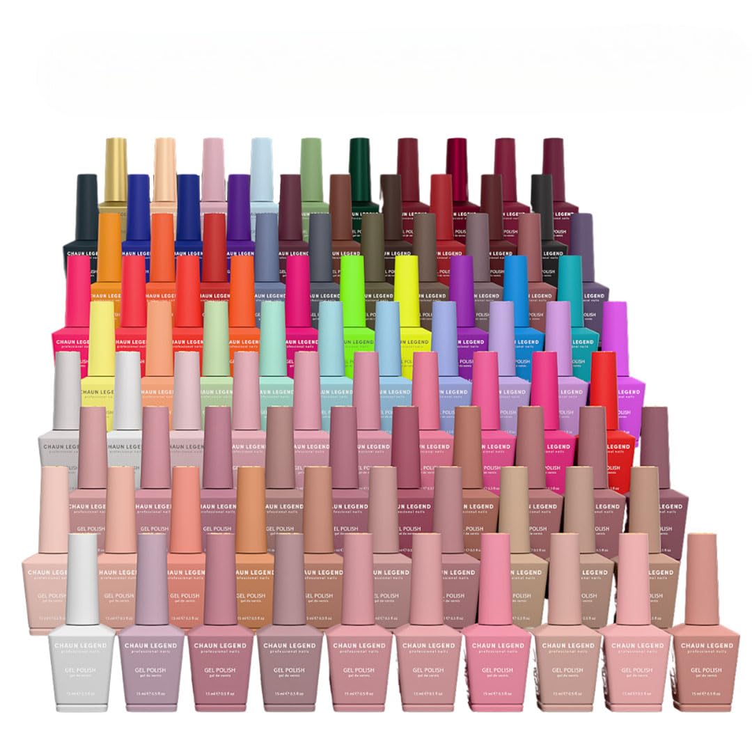 Chaun Legend UV Gel Nail Polish Collection Set of 90, Long-Lasting, Quick Dry, High Shine, Professional Salon-Quality Manicure Beauty & Personal Care Chaun Legend Professional Nails