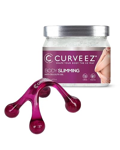 Curveez Slimming Cream, Navel Arm Leg Belly Fat Burning Cream, Weight Loss Skin Firming Moisturizing Massage Gel for Cellulite, Soothing, Relaxing