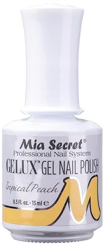 Mia Secret Gelux Nail Polish 0.5 Oz UV Gel-SOAK Off Gel Polish - Collection 2018 Pick Your Color (Tropical Peach) Beauty & Personal Care Mia Secret
