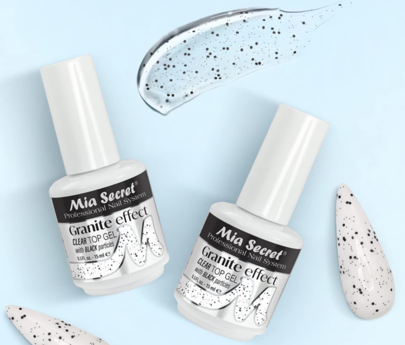 Secret Black Granite Effect Gel by Mia Beauty & Personal Care Mia Secret