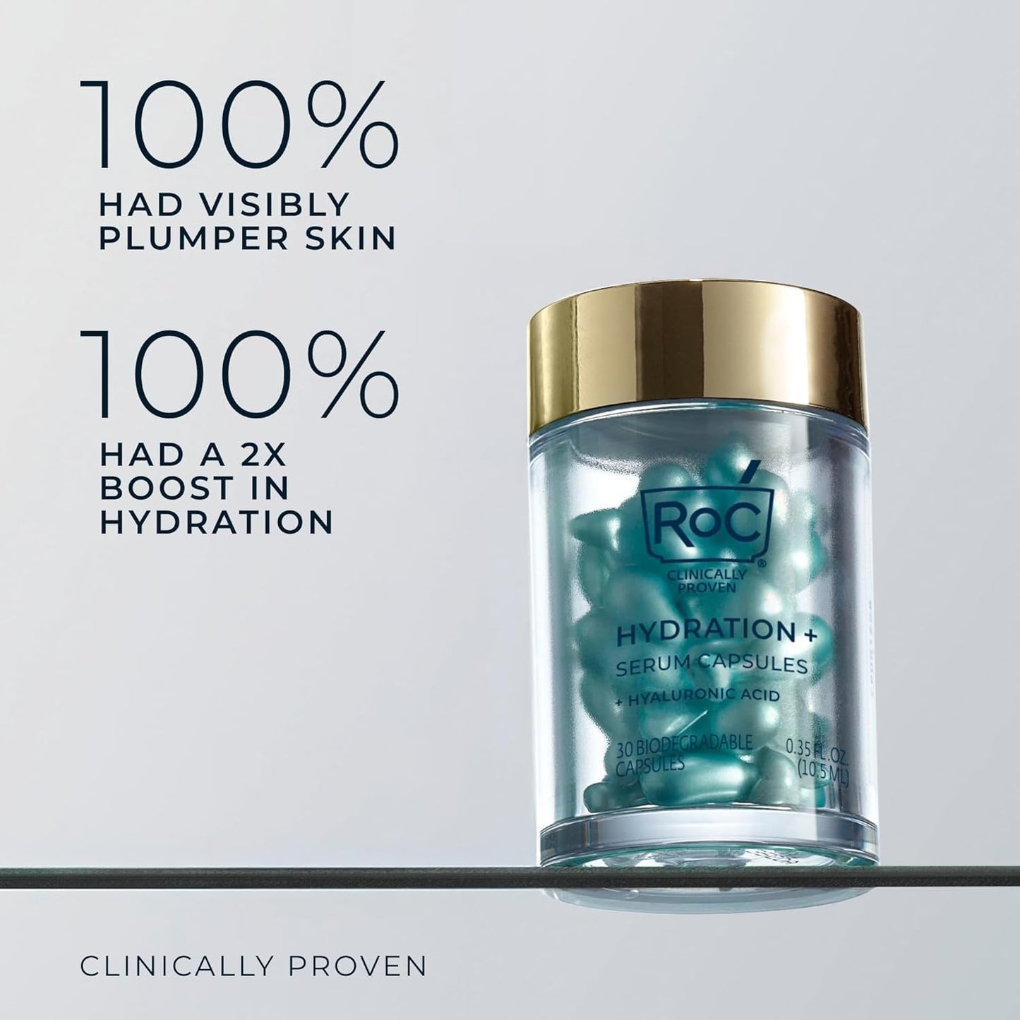 RoC Multi Correxion Hyaluronic Acid Night Serum Capsules (30 CT) for Intense Hydration + RoC Retinol Capsules (7 CT), Anti-Aging Skin Care Wrinkle Beauty and Personal Care RoC