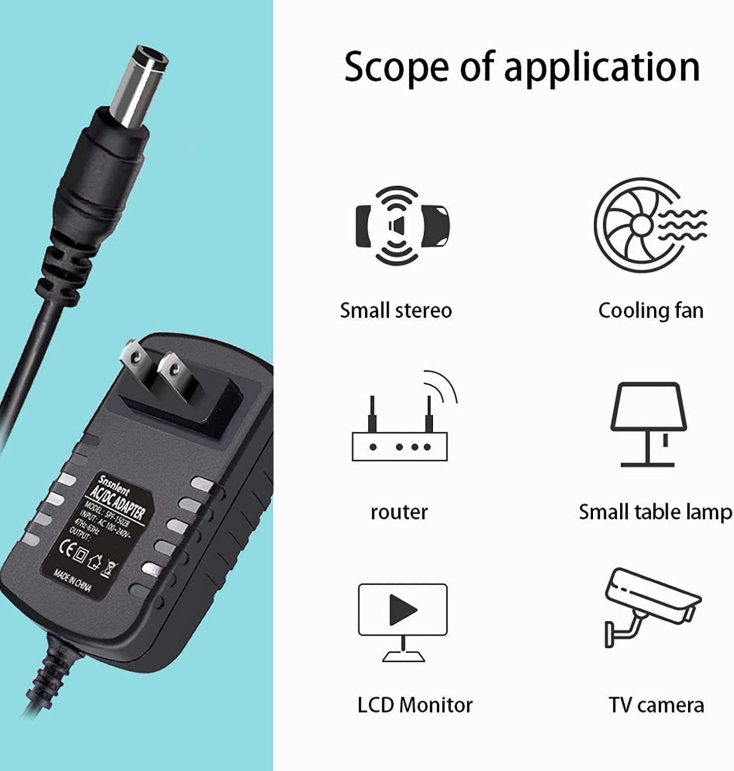 Dysead AC Adapter Compatible with Clorox scrubtastic Power Scrubber Brush Power Supply Charger Cord Beauty and Personal Care Dysead