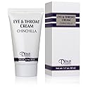 Dinur Cosmetics Chinchilla Eye & Throat Cream Reduces Fine Lines Wrinkles Puffy Eyes & Under Eye Dark Circles Penetrates Delicate Skin for Men & Women
