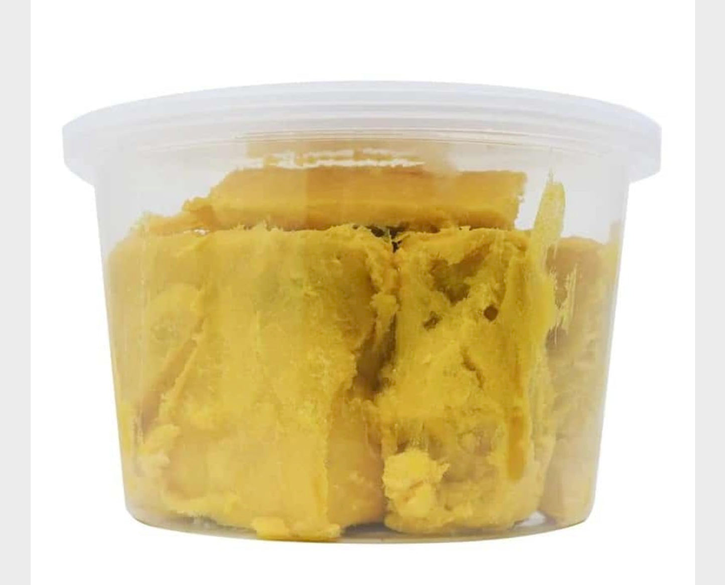 Kuza 100% Pure African Shea Butter with Borututu, Chunky Yellow, 10 oz