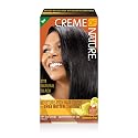 Moisture Rich Liquid Hair Color by Creme of Nature, C11 Natural Black, with Shea Butter Conditioner, 1 Application