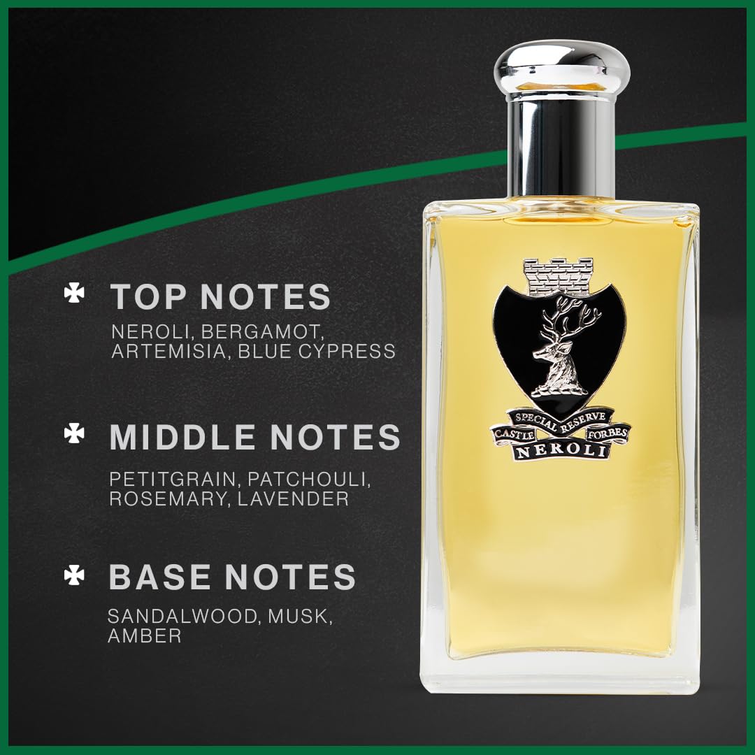 Castle Forbes KEIG Men's Cologne, 100ml | Fresh & Bold, Long-Lasting Citrus Scent w/Essential Oils | Paraben-Free, Cruelty-Free, Unapologetically