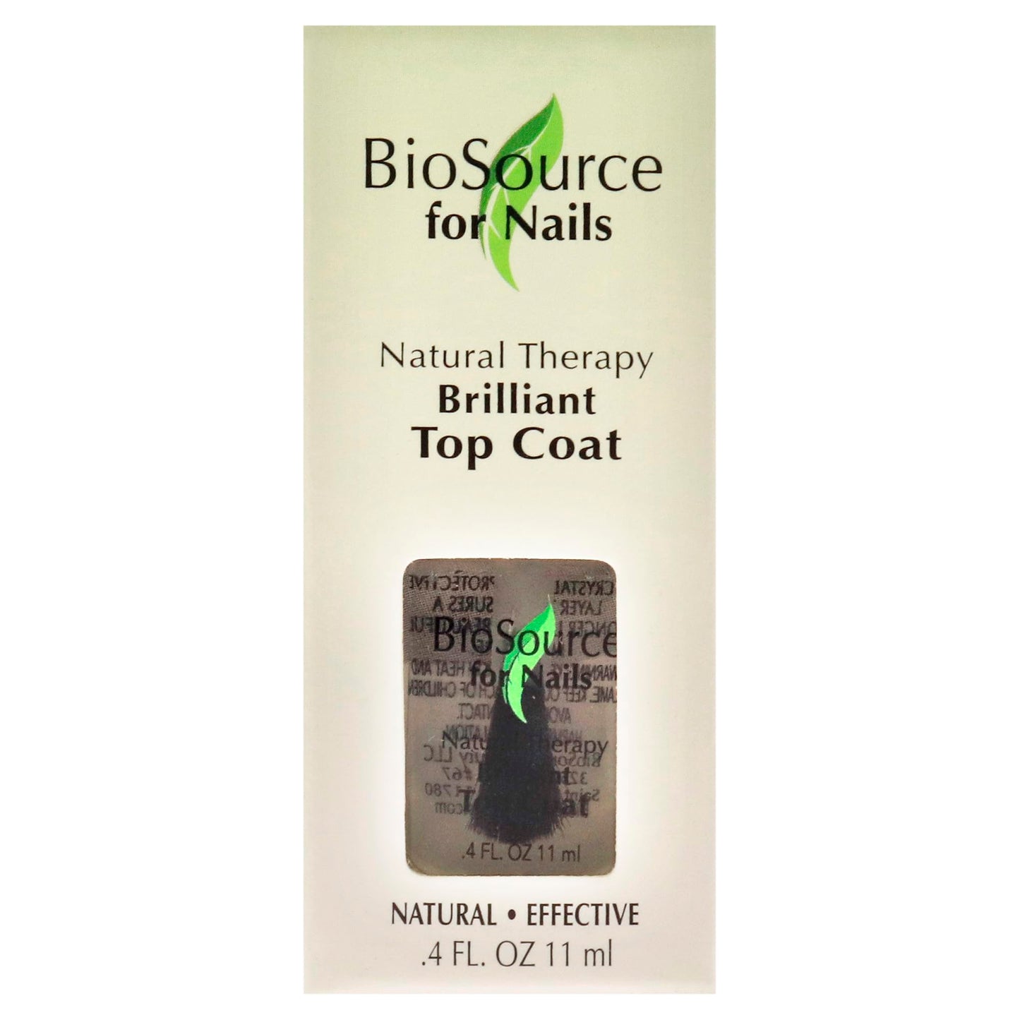 BioSource for Nails Natural Therapy Brilliant Top Coat, 0.4 oz Beauty & Personal Care Biosource for Nails
