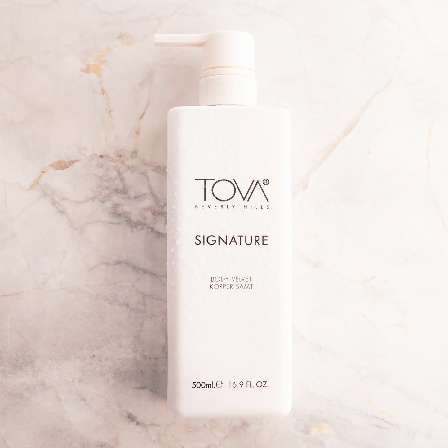Tova Signature Body Velvet Lotion with Pump - Nourishing Shea Butter Body Lotion for Women, Hydrating & Moisturizing - USA-Made & Cruelty-Free - 16.9