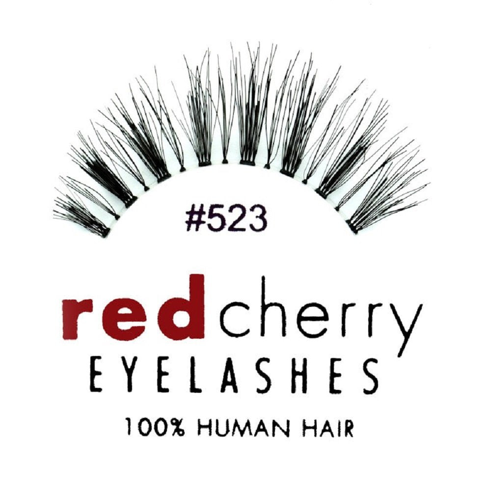 Red Cherry False Eyelashes #523 (Pack of 3 Pairs)