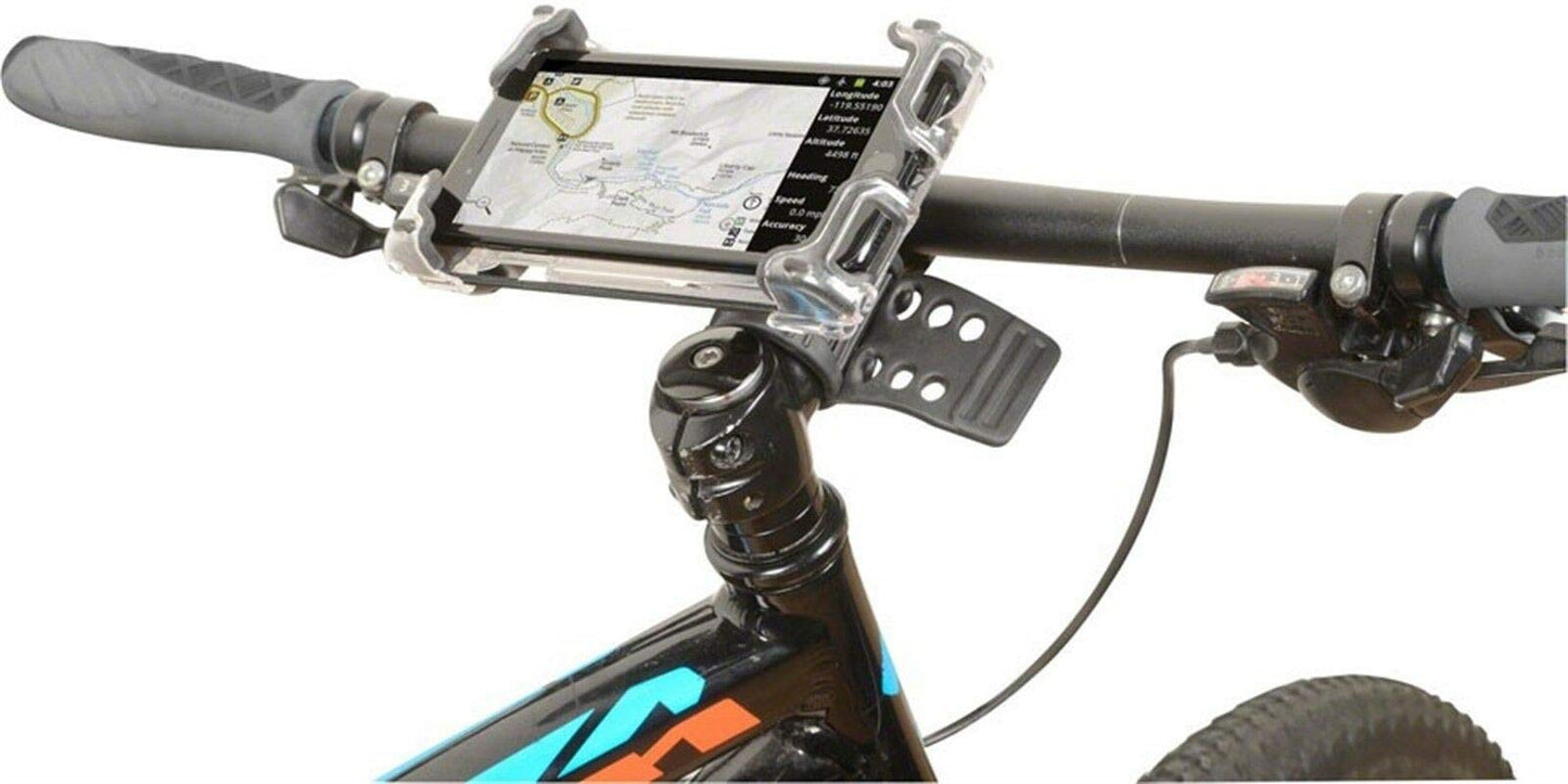 Delta Hefty Bike Phone Mount Cycle - Premium Universal Bicycle Smartphone Holder Adjusts to Any Handlebar & Fits Any Phone or iPhones - Easily…