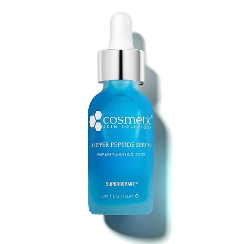 Copper Peptide Face Serum - Anti-Aging GHK-Cu Multi-Peptide Serum with Ceramides, Hyaluronic Acid & Collagen, Hydrating and Firming Skin Serum Beauty & Personal Care Cosmetic Skin Solutions