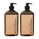 Further Glycerin Hand Soap, 16 Fluid Ounces (Pack of 2) - Sustainable, Natural Liquid Soap