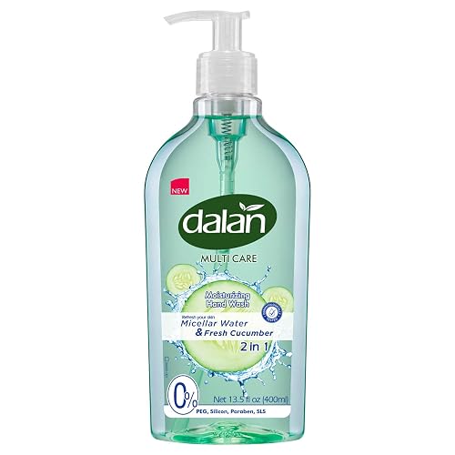 Dalan Fresh Cucumber Multicare Ultra Moisturizing Liquid Hand Soap for Normal and Dry Hands Fresh Clean and Soft Feeling (13.5 Fl Oz / 400 mL (Pack