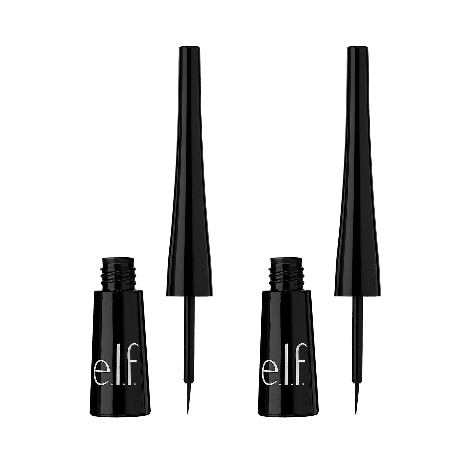 e.l.f. Expert Liquid Liner, High-Pigmented, Extra-Fine Liquid Eyeliner For Precise Definition, Long-Lasting, Vegan & Cruelty-Free, Jet Black, 0.14 oz