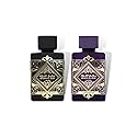Lattafa Bade'e Al Oud 2-Piece Set for Unisex, (3.4 Oz Amethyst Eau De Parfum Spray + 3.4 Oz Oud for Glory Eau De Parfum Spray)