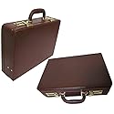 Amerileather Expandable Executive Faux Leather Attache Case(#2893-8)