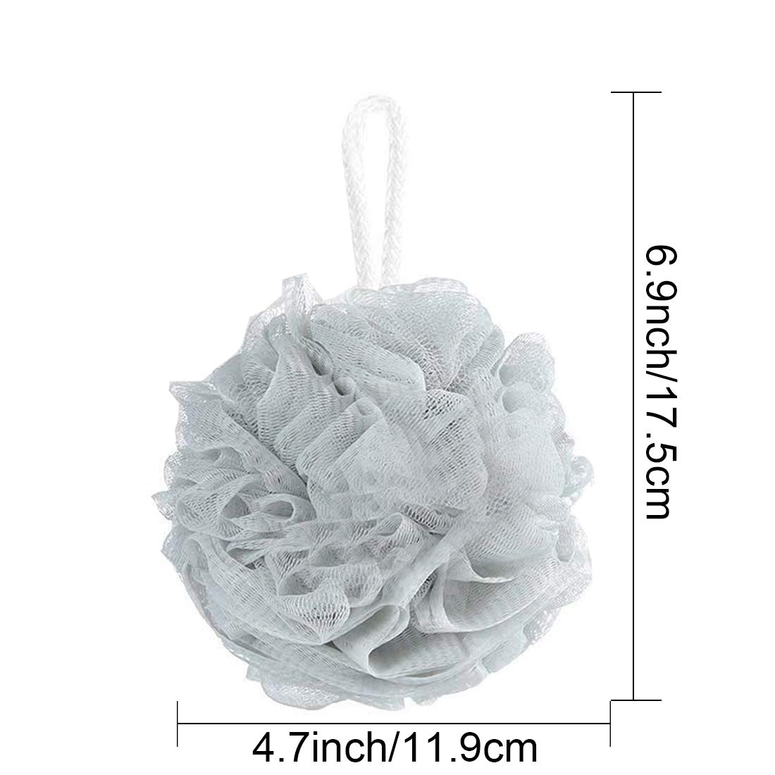10 Pack of Bath Loofah Shower,Small Size Sponge Pouf Body Scrubber Exfoliator Scrubber Ball,Mesh Bath and Shower Sponge for Kids Women Men Body Wash