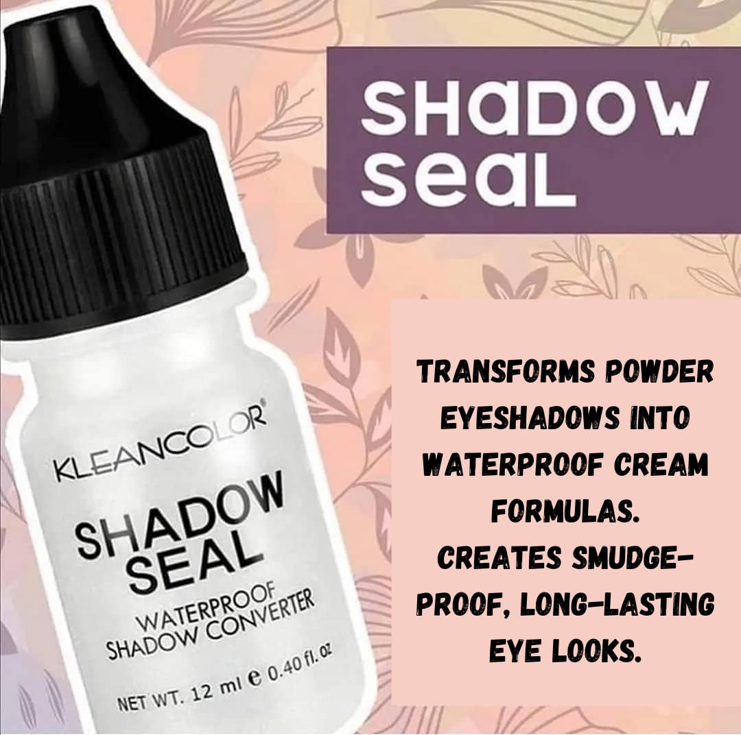 Kleancolor Shadow Seal - Eyeshadow Transformer & Waterproof Eyeliner Converter, 0.4 Fl Oz, Clear (Pack of 1)